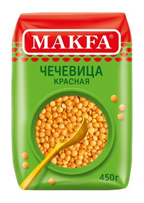 Чечевица красная "MAKFA" 0.45х8 М00084562 - фото 5184