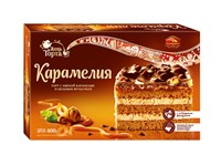 Торт с карам.нач и фундуком Карамелия 0,4кг (1кор/6шт) 6212