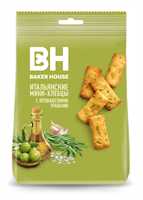Итальянские мини-хлебцы Baker House Прованские травы 110гр (1кор/12шт)