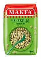 Чечевица зеленая "MAKFA" 0.45х8 М00084563