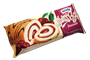 Рулет бисквитный "Kovis" с кремом и фруктово-ягодной начинкой вишня 175г*15шт - фото 4849